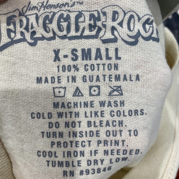 Jim Henson's NWT Fraggle Rock, 100% cotton, unisex XS short sleeved t shirt. - Picture 5 of 5
